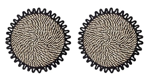 Image of Cotton Doormat for Home |Handmade Cotton Doormat | Quick Dry, Washable Door Mat for Home, Bathroom & Bedroom (Pack of 2) (Blue-2)