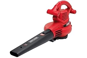 CRAFTSMAN Electric Leaf Blower with 12-Amp Corded Power for Swift Yard Cleanup