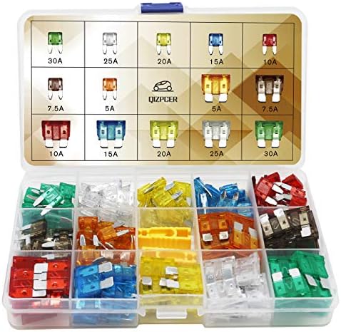 140 Pcs Fuses Automotive Kit - Blade Auto Fuse Assortment Standard and Mini Car Fuse for Marine, RV, Camper, Boat, Truck (5A 7.5A 10A 15A 20A 25A 30AMP/ATC/ATO)