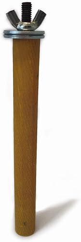 Miniatura 9 de BESTWD Percas para pájaros, soporte para pájaros, accesorios para jaula de pájaros, plataforma de perca de madera natural colorida, juego de 4