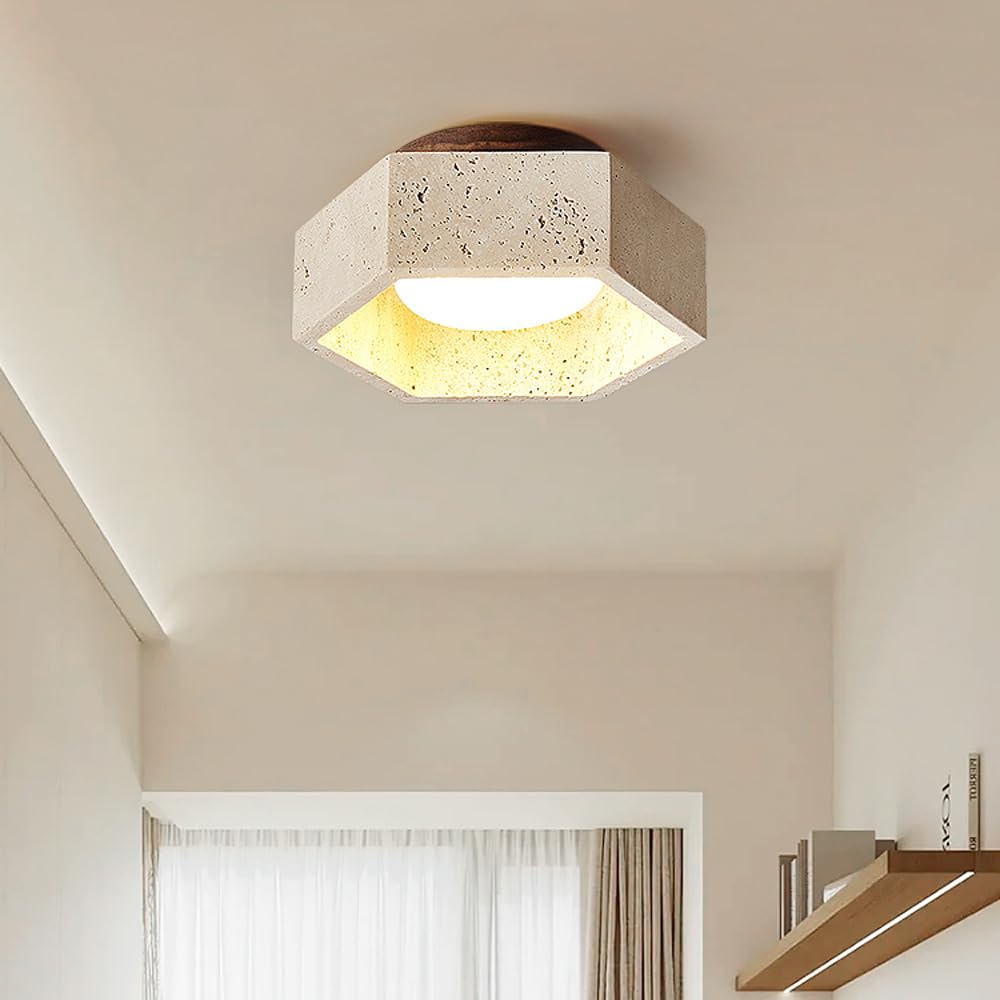 Lampa sufitowa do przedpokoju, balkon, mały, minimalistyczny salon, przemysłowa lampa sufitowa LED 9W, trawertynowy sufit do montażu częściowo podtynkowego do przedpokoju kuchenneg
