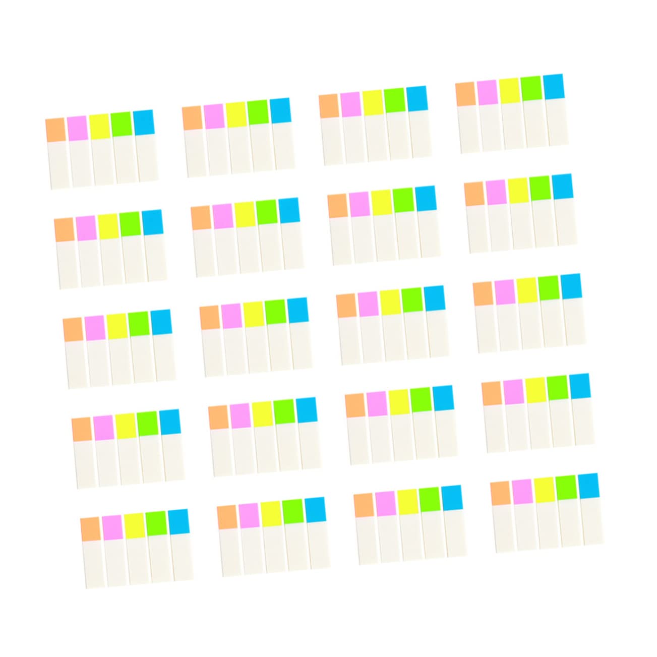 Operitacx 60 Set Etichette Adesive Per Indice Etichette Per Pennarelli in Carta Linguette Adesive Per Documenti Etichetta Schede Di File Uso Degli Studenti Impermeabile Striscia Segnaletica