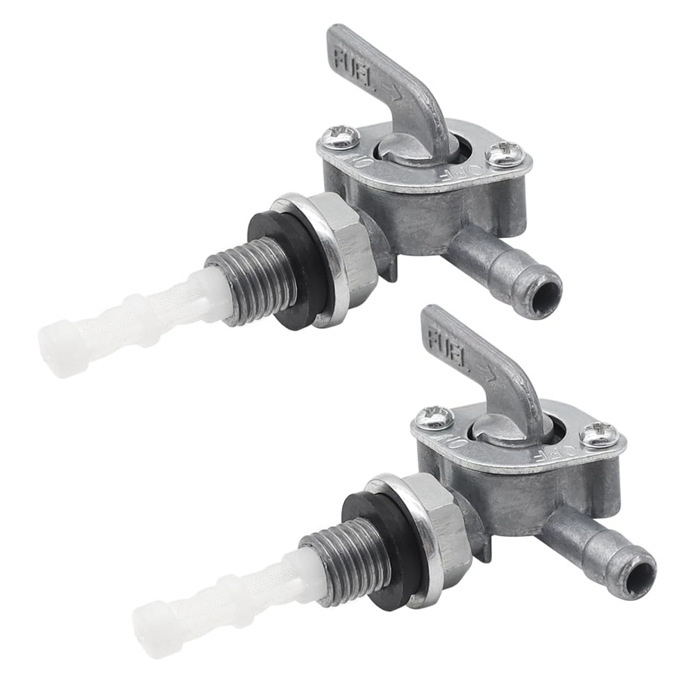 2x Benzinhahn Schalter M10 - Universal Kraftstoffhahn Für Generator & Motorräder | 8mm