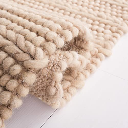 Tapete beige SAFAVIEH Natura Collection 8x10 artesanal miniatura 4