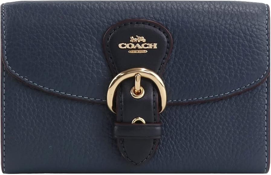 COACH 二つ折り財布　新品　クリオ ウォレット デニム　マルチ　財布