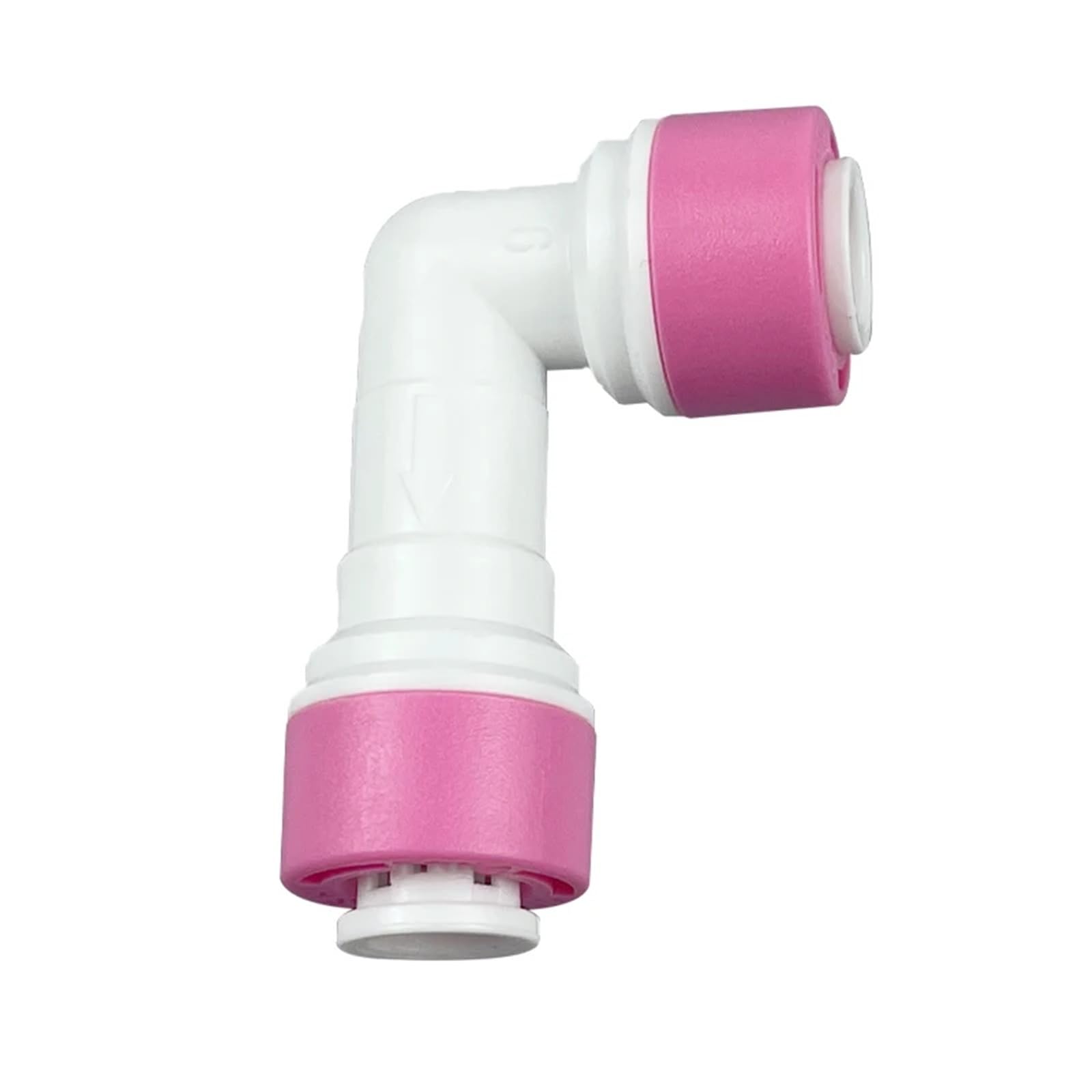 5 piezas de codo válvula retención agua ósmosis inversa, conector acoplamiento rápido manguera 1/4" diámetro exterior, plástico for sistema