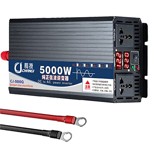 Onduleur automatique onde pure 60V 110V convertisseur de tension pour système solaire