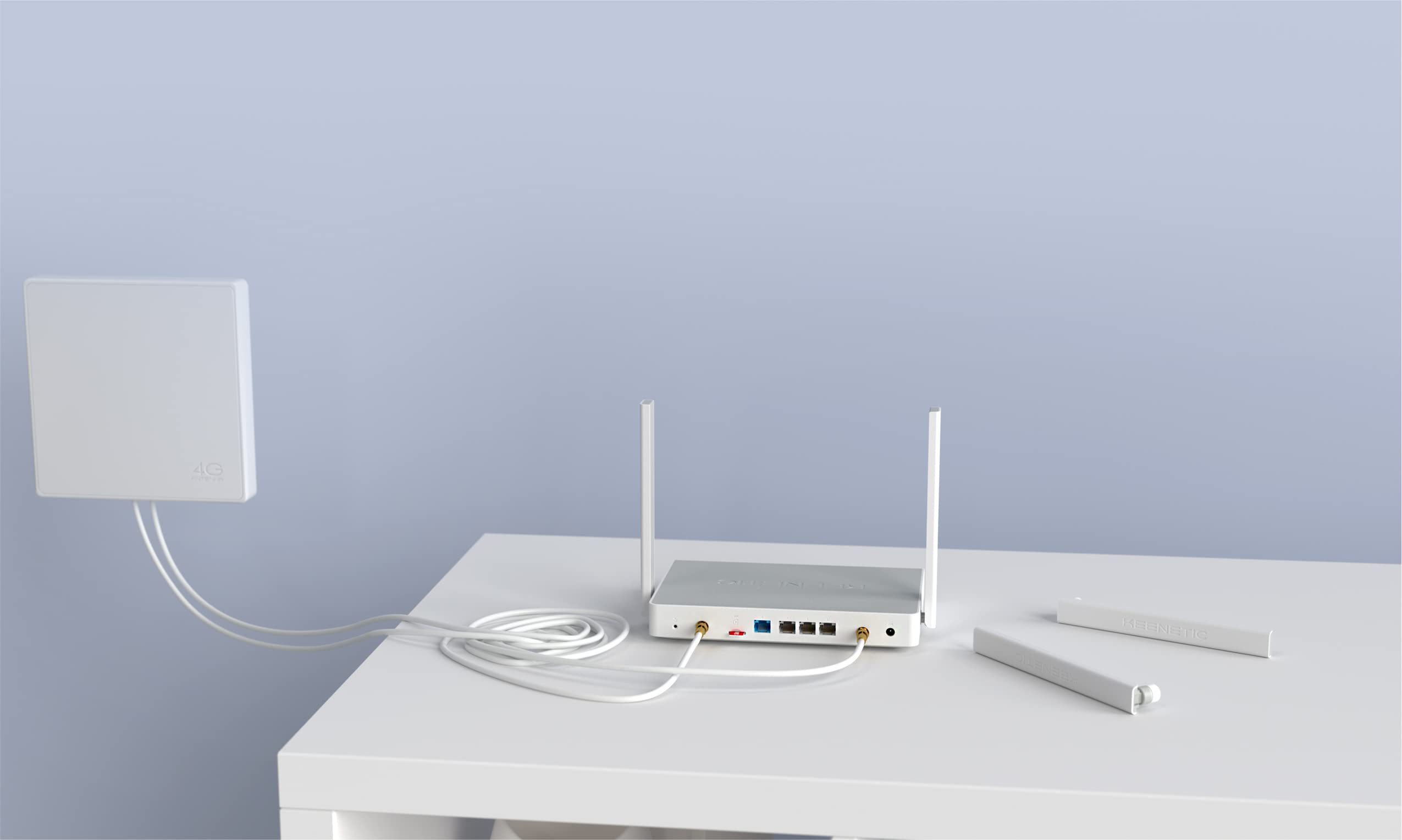 Keenetic Hero 4G+ AX1800 Mesh Wi-Fi 6 4G+ Modem Router with a 4-Port Gigabit Smart Switch and USB 3.0 Port