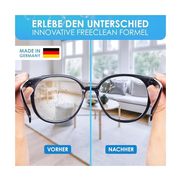 [NEU 2024] FreeClean - Bio Ultraschallreiniger Konzentrat [Extra Stark] - Reinigungsflüssigkeit für Ultraschallgeräte, Schmuck & Brillenreinigung - Made in DE – Bild 3