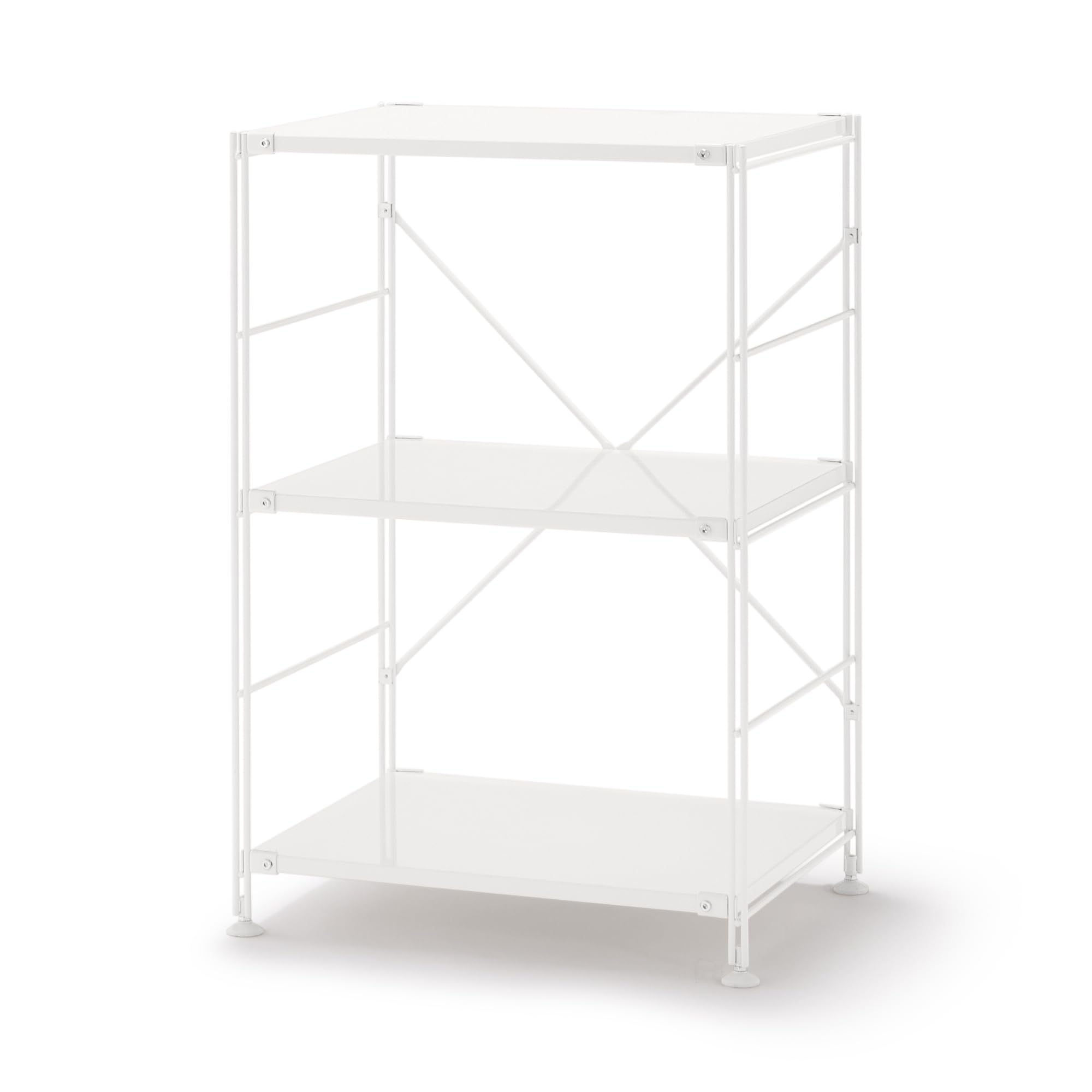 Amazon.com: Muji 0299155 Steel Unit Shelf, Steel Shelf Set, Small