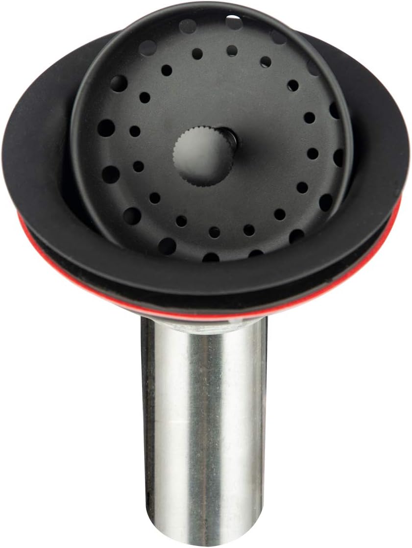 Kitchen Sink Drain Assembly with Drain Strainer for 31/2 inch Opening