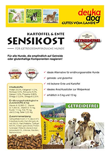 deuka 2 x 15 kg Dog Sensikost Kartoffel & Ente getreidefrei