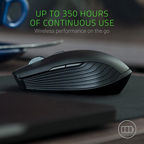 Razer Atheris - Ambidextrous Bluetooth Wireless Portable Gaming-Grade Mouse - 7,200 Dpi Optical Sensor (Renewed) #TOP1