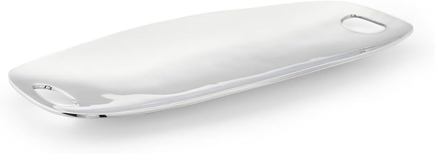 Amazon.com | Nambé Handled Tray - Modern Rectangular Serving