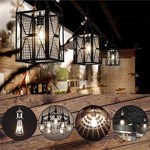 Image of DORESshop 6W Vintage Led Edison Bulbs, Daylight White 4000K, 60W Equivalent, ST58 Antique Style Edison Light Bulb with 80+CRI, 600LM, E26 Medium Base, Non Dimmable, High Brightness Clear Glass, 4Pack | ST58 Antique Style Edison Light Bulb with 80+CRI,E26 Medium Base,Non Dimmable,High Brightness Clear Glass,4Pack Led Bulbs