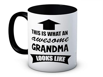 This is What an Awesome Grandma Looks Like - Funny Ceramic Coffee Mug