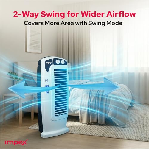 Impex Store Impex Twister Plus Tower Fan, 1350 RPM, 3 Speed - Image 6