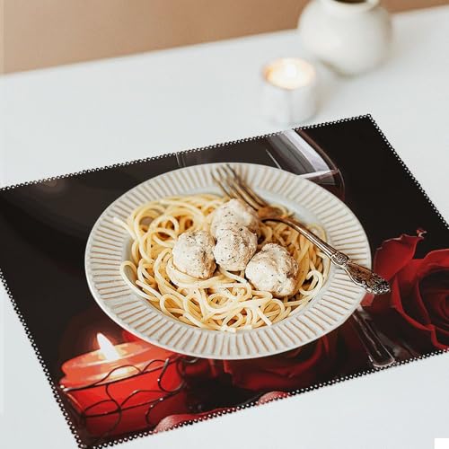 Set de table facile à nettoyer et infroissable pour repas de fête