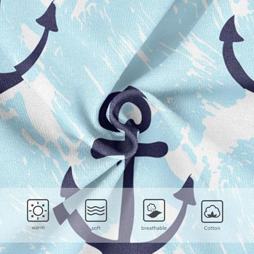 Navy Blue Anchors Toddler Girls's Underwear 2T 202c13303