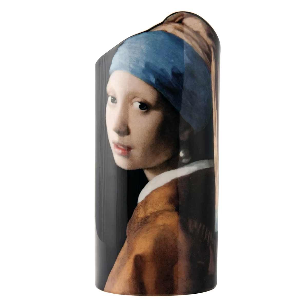 John Beswick Girls Multi-Colour 22.5 X 10.5 Cm Vermeer With The Pearl Earring Silhouette D'art Vase,