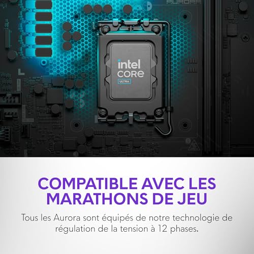 Alienware Aurora Gaming Desktop ACT1250 - Intel Core Ultra 7 265F, 32GB DDR5 RAM, 1TB SSD, NVIDIA GeForce RTX 5070, 1000W Platinum Rated PSU, Windows 11 Home, Clear Panel - Black - Image 6