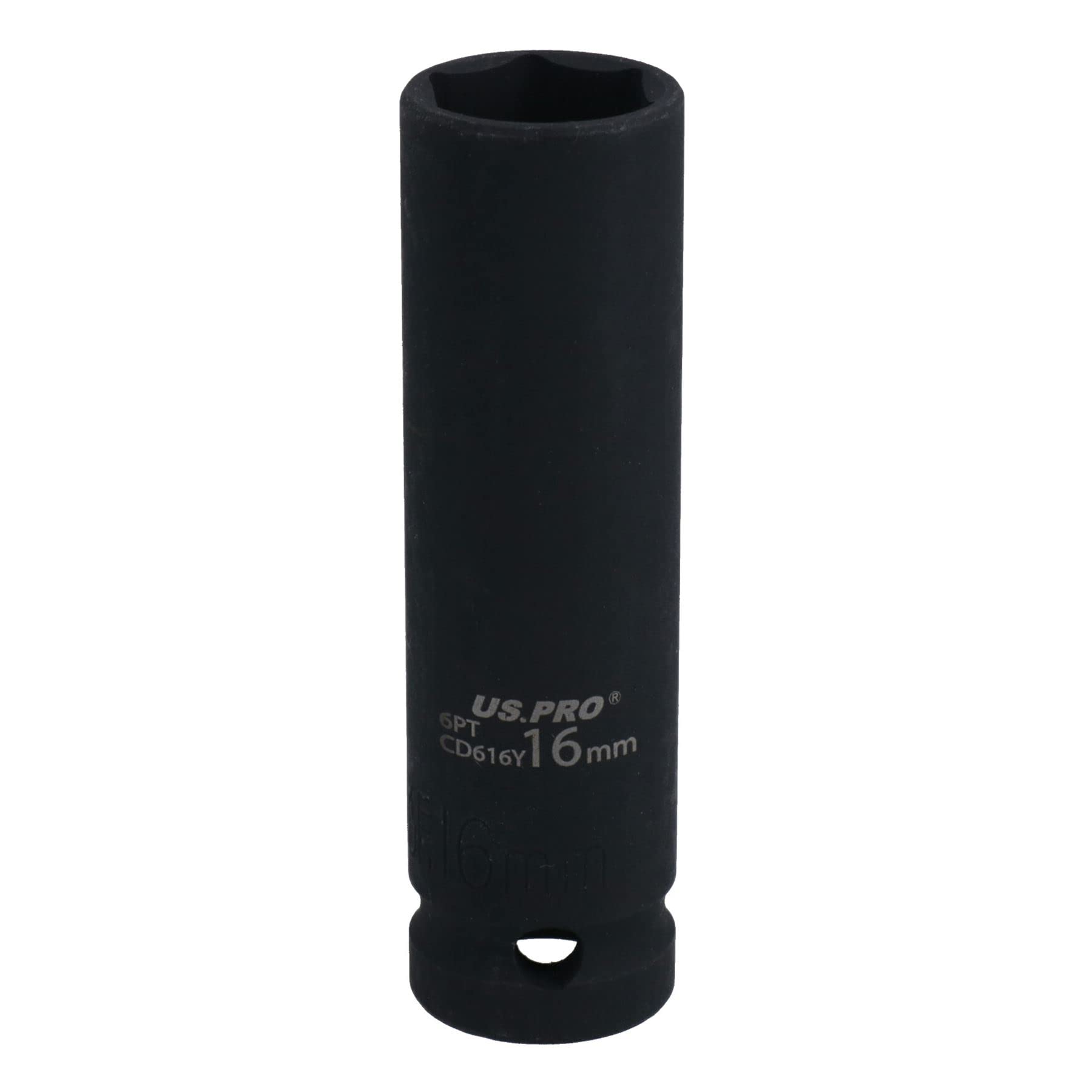 Ab Tools 16Mm 1/2" Drive Deep Metric Impact Impacted Socket 6 Sided Single Hex