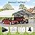 GarveeLife Metal Carport, Oversized Metal Garage with Steel Frame for All Weather, Heavy Duty Carports for Car, Boats and Tractor, 20x20x9FT