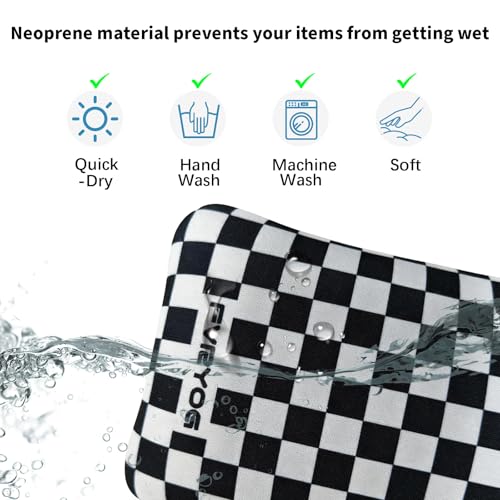 Image of Neoprene Phone Sleeve Pouch Case Bag for Men Women w /Crossbody Strap /Neck Lanyard for iPhone 17 /16 /15 /14 Pro Max, Samsung S25,Pixel 10