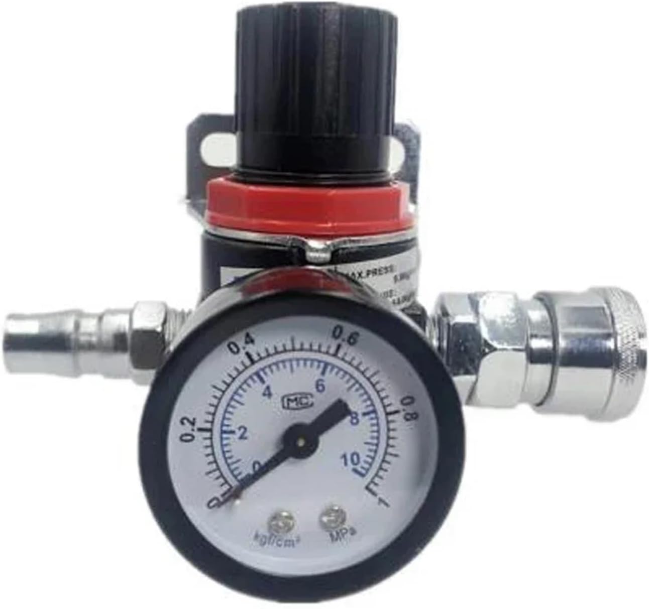 1pc AR2000 G1/4'' Air Control Compressor Pressure Relief Regulator Valve with Fitting(Gold)