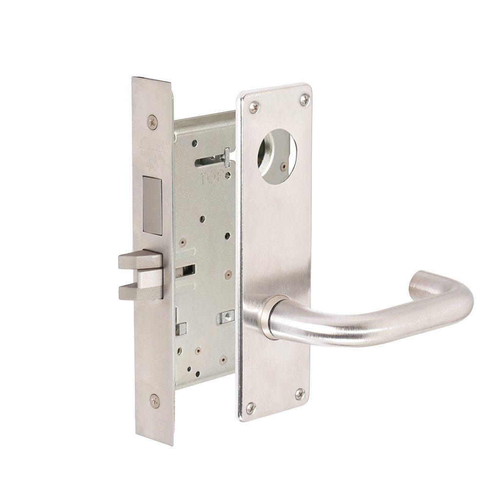 CORBINRUSSWIN ML2065-LWN-626-LC 626 Satin Chrome, Lever LWN Lustra, Dormitory/Exit, Steel; Stainless Steel; Brass