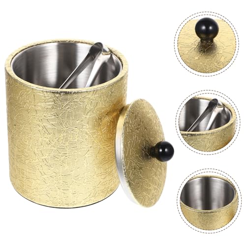 1 Unidade Balde De Gelo De Aço Inoxidável Baldes De Gelo Para Festas Grande Balde De Vinho Recipient