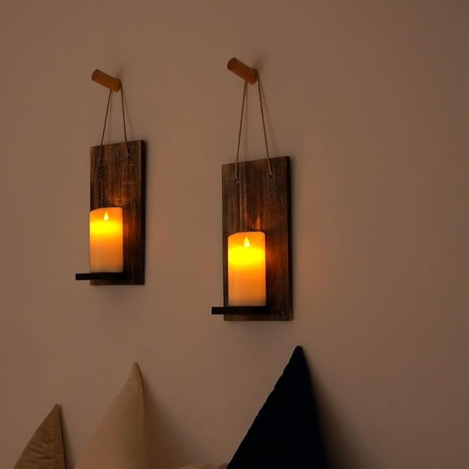 Festive Lights Realistic Flameless LED Candle – Steady Light, Safe and Elegant Alternative to Traditional Candles