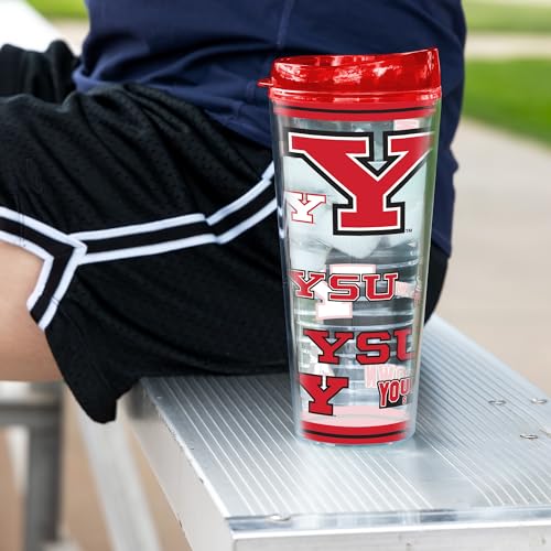 Image of Rico Industries NCAA College Double Wall Mayhem 16oz Or 20oz Tritan Tumbler W Lid