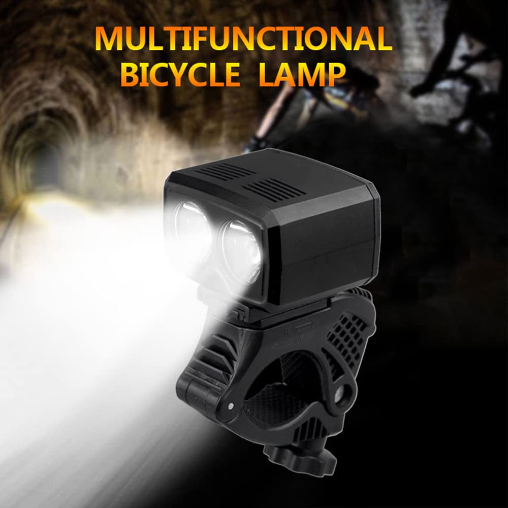Faro Anteriore e Posteriore per Bicicletta, Ricaricabile Tramite USB, per MTB e Bici da Strada, con Batteria Integrata. Accessori per Ciclismo.