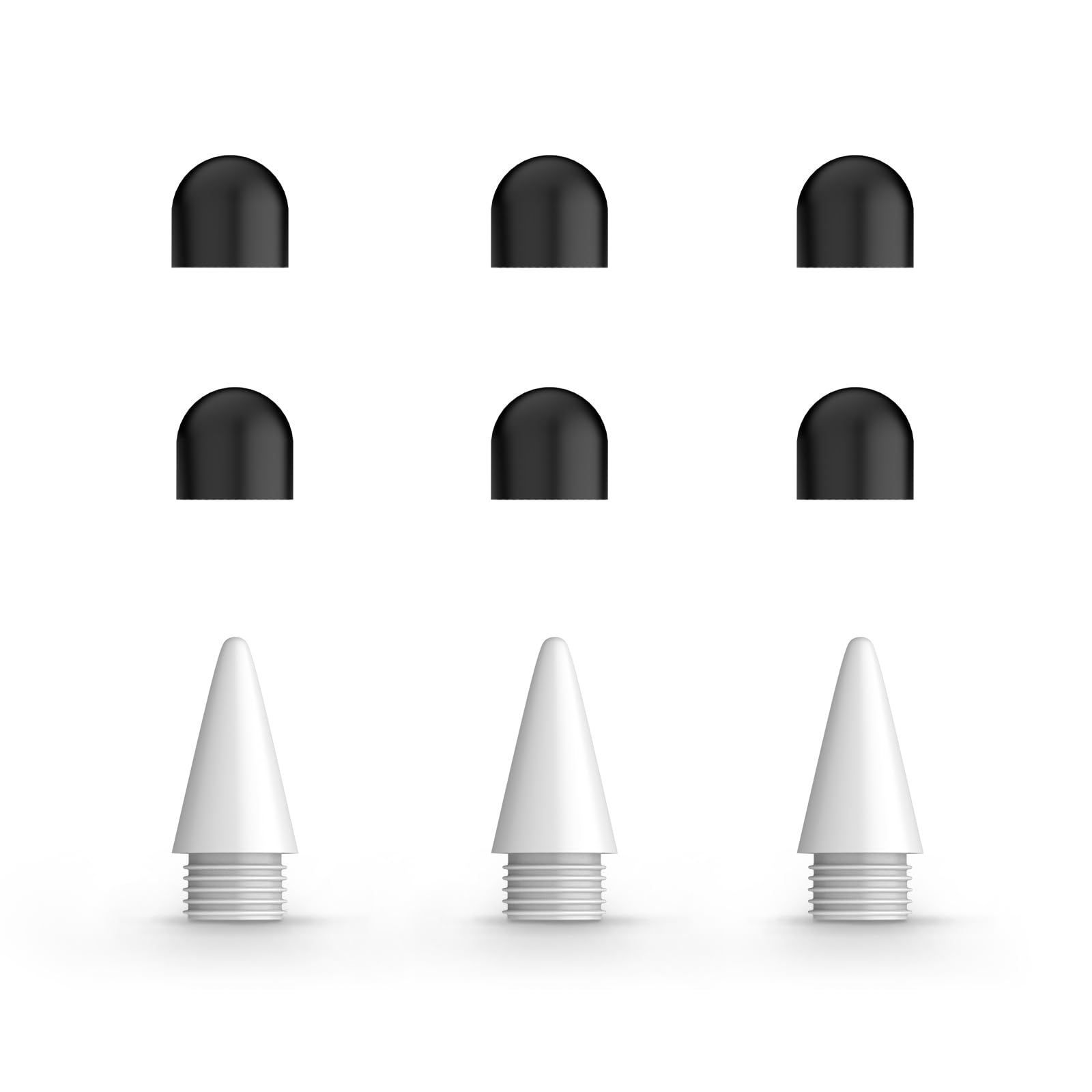 Amazon.com: Replacement White Tips 3 Pack + Rubber Tip 6