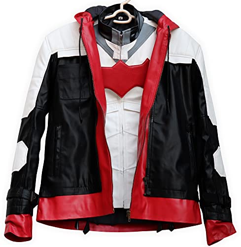 Red Hood Jacket - Red Hood Motorcycle Jacket and Vest 2 in 12