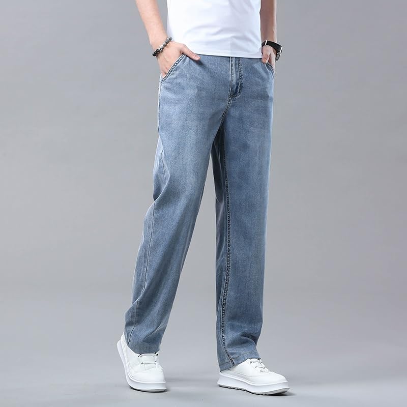 Youth Street Pants Plus Size Jeans Straight Cotton Jeans4