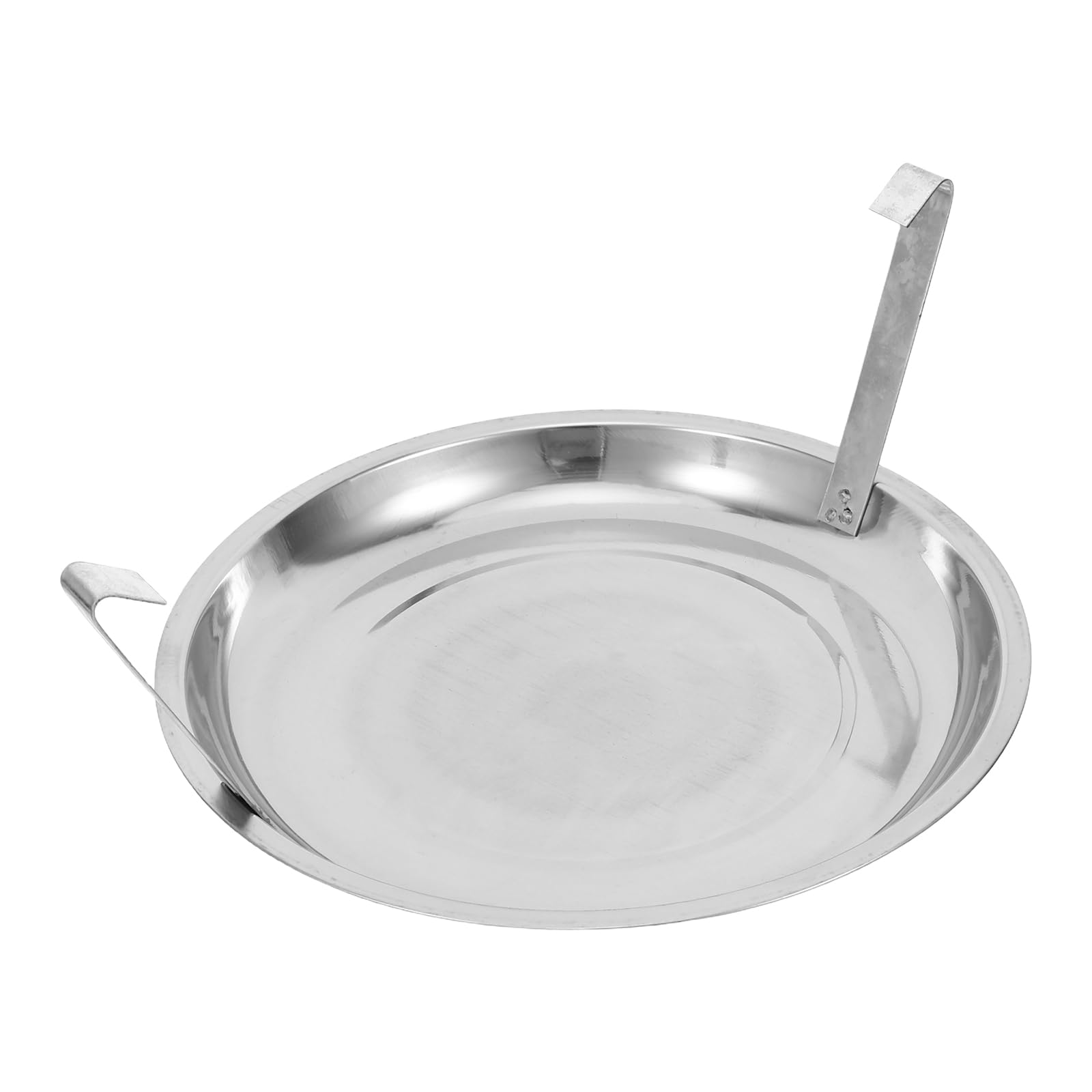 BESPORTBLE Cassetto Raccogli Cenere in Metallo per Griglia a Carbone 27 Cm, Accessorio Barbecue Resistente al Calore, Vaschetta Cenere Portatile per Campeggio e Picnic
