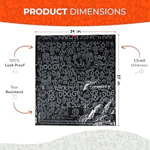 Dog Poop Waste Holder for Outside Use  13 Gallon Outdoor Dog Waste Refill Bags  4 Pack  40 Waste Bag Count waste Bags  Cucciolini Doodles Dog poop waste holder for outside use  13 gallon outdoor dog waste refill bags  4 pack  40 waste bag count waste bags   cucciolini doodles