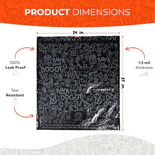 Dog Poop Waste Holder for Outside Use  13 Gallon Outdoor Dog Waste Refill Bags  4 Pack  40 Waste Bag Count waste Bags  Cucciolini Doodles Dog poop waste holder for outside use  13 gallon outdoor dog waste refill bags  4 pack  40 waste bag count waste bags   cucciolini doodles