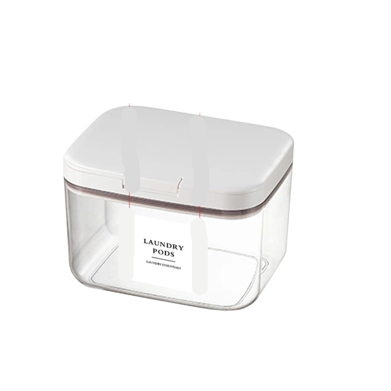 YDYAENIO laundry pods storage container Laundry Pods Container with Labels Multi-use Room Organization and Storage for Scent Booster