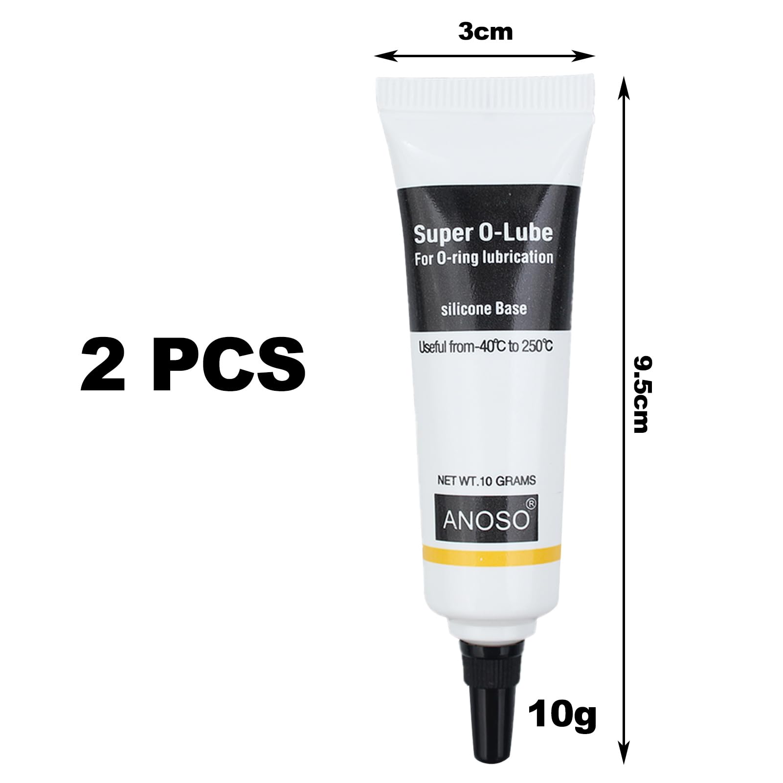 Grasa de silicona para cafeteras automáticas 2 tubos de 10 g,Grasa de Silicona Impermeable Grado Universal,Grasa de Silicona Juntas Tóricas