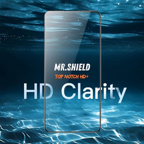 Image of Mr.Shield Top-Notch HD+ Tempered Glass Screen Protector Guard for Nothing Phone 4A Pro, Case Friendly, 9H Hardness, Military Grade Protection, Easy Installation kit [1 Pack]