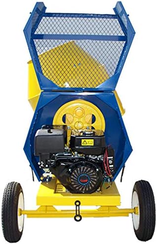 Prolinemax TOWABLE 9 CF CUBIC YELLOW ALLOY STEEL CEMENT MIXER 12V ELECTRIC STARTER 13 HP OHV @ 3600 RPM