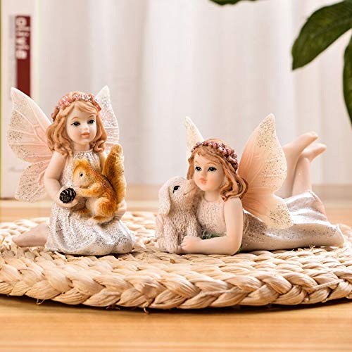 Koliyn Nordischer Stil, kreative Einrichtung, Wohnzimmer, Kinderzimmer, eingerichtet mit kleinem Engel, Tischdekoration, Neuheit, Geschenk