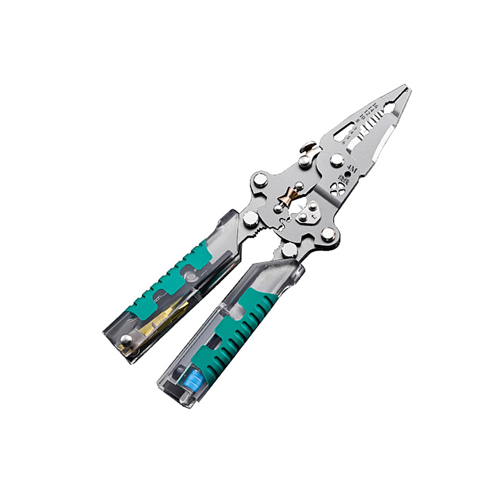 Voltages Testing Electrician Stripping Cutter for Household Maintenance Electrical Work Cable Wire Cutting and Stripping Wire Stripper