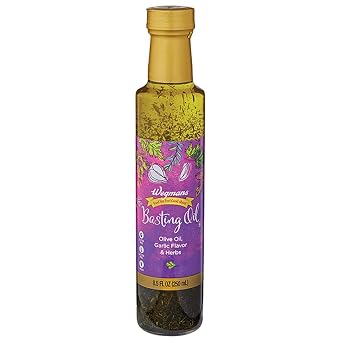 زيت Wegmans Basting ، زيت عباد الشمس العضوي ، الثوم والأعشاب 8 أونصة