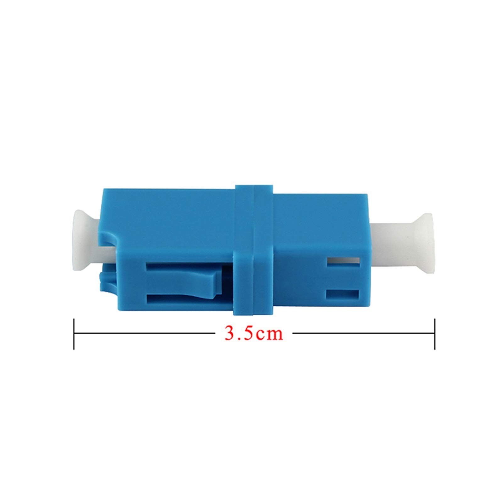 Adaptateur à Fibre Optique 50pcs LC UPC Simplex Mode Adaptateur de Fibre de Fibre LC Coupleur LC UPC Fibre LC Connecteur