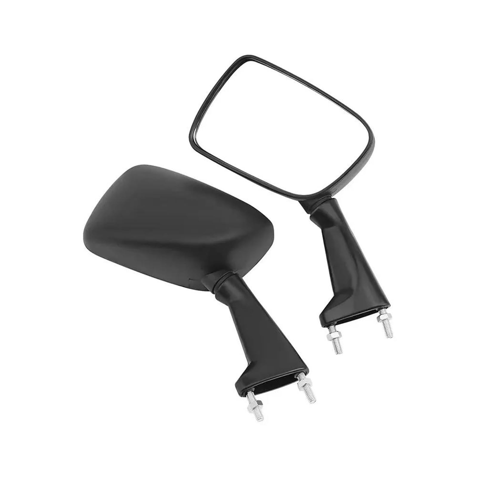 HJWPD 1 Pair Motorcycle Rear View Side Mirror For Yamaha TZM150 TZR250 FZR250 FZR400 Glass Lens Rotatable Replacement Parts