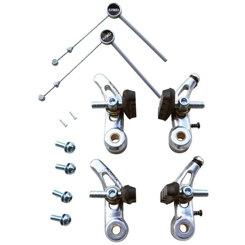 Etrier Frein VTT Cantilever p2r alu Argent (2 Paires)